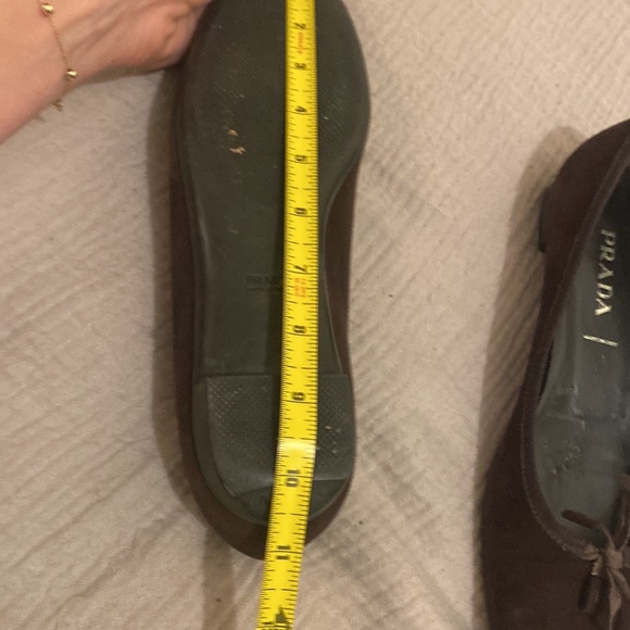 Prada Women's Dark Brown Suede Loafers - Picture 11 of 11